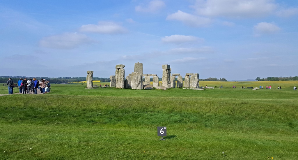 Stonehenge from Southwest with Ditch